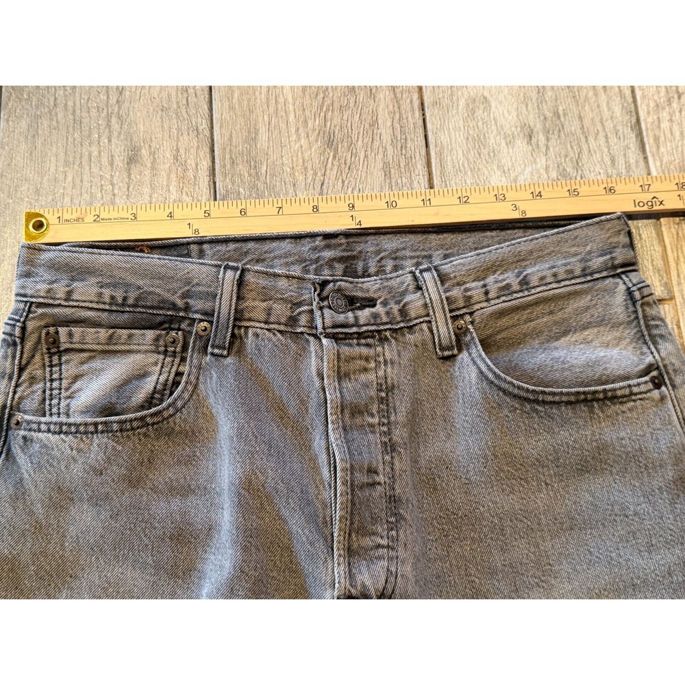 Levi '93 Denim Jeans 501 Levis Strauss 32x30 Button Fly Straight Leg 32 x 30 - Picture 6 of 13